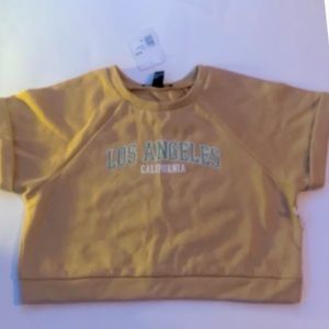 “Los Angeles” crop top